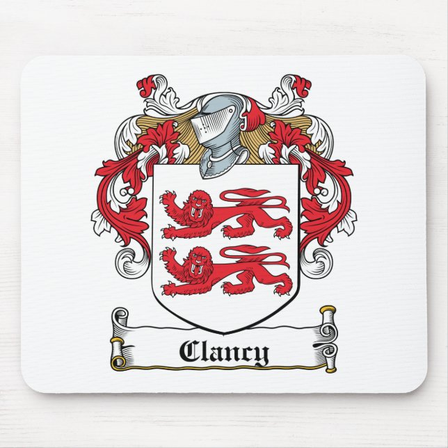 Clancy Family Crest Mouse Mat (Front)