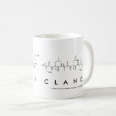 Clancy peptide name mug (Front Right)