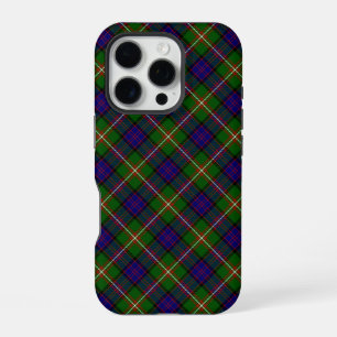 Clanranald tartan blue green plaid iPhone 16 pro case