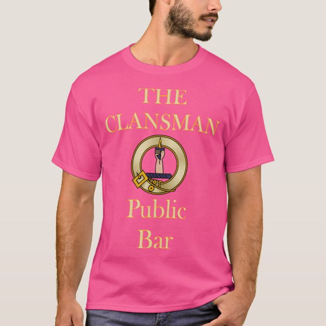 Clansman Public Bar Still Game Glasgow T-Shirt (Front)