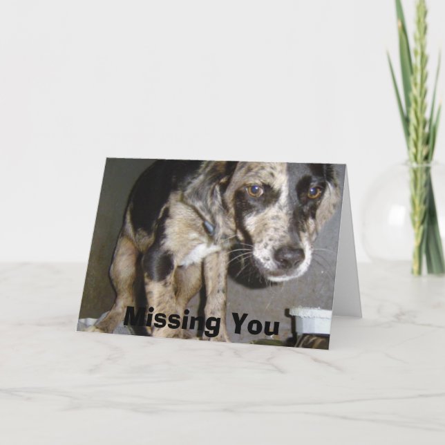 clantonone, Missing You  Card (Front)