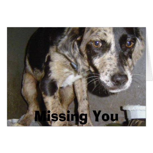 clantonone, Missing You Card