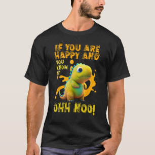 Clap Your Hands If You re Happy Family Dinosaur T-Shirt