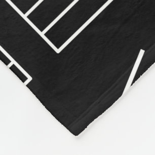 Clapboard medium fleece blanket