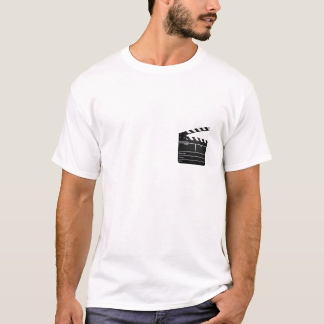 Clapboard Slate Film Movie lover shirt (Front)