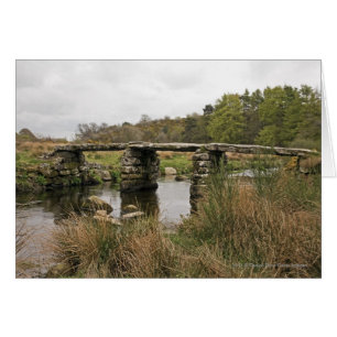 Clapper Bridge In Dartmoor National Park