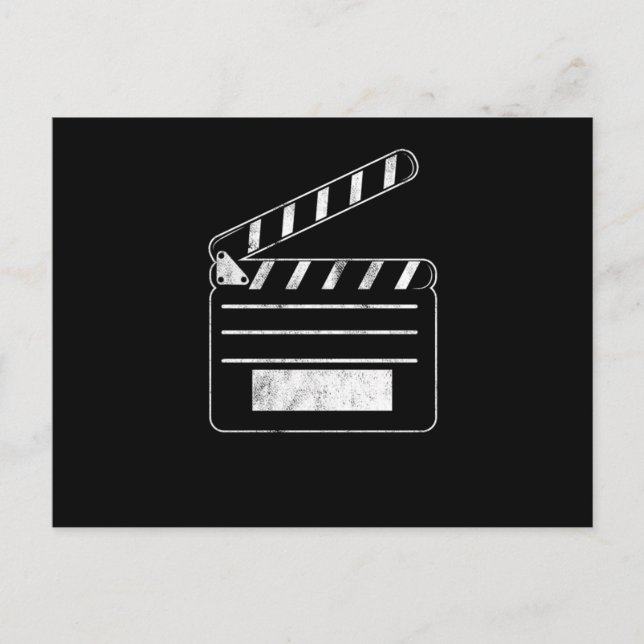 Clapperboard Actor Acting Actress Movie Gift Postcard (Front)