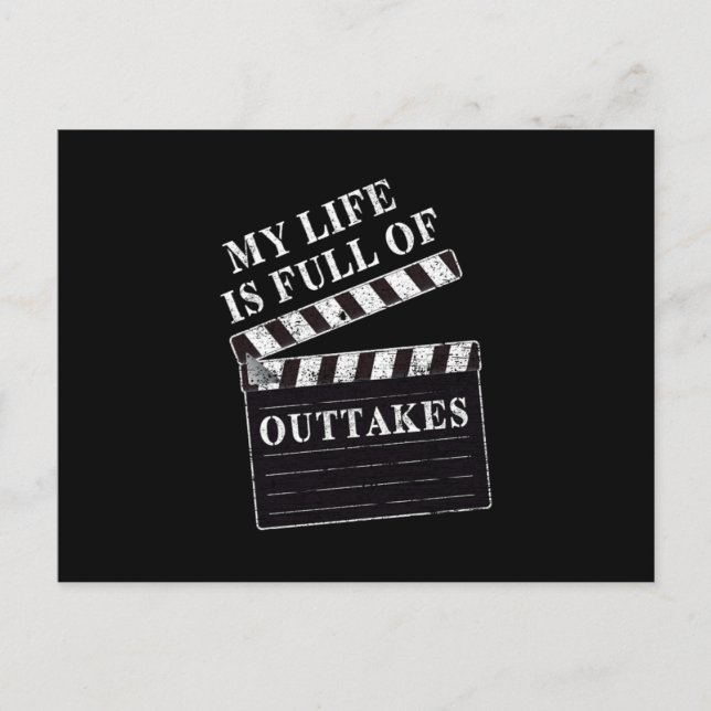 Clapperboard Actor Actress Movie Acting Theatre Gi Postcard (Front)