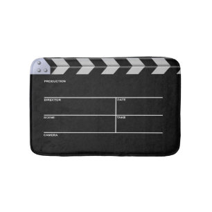 Clapperboard Cinema Bath Mat