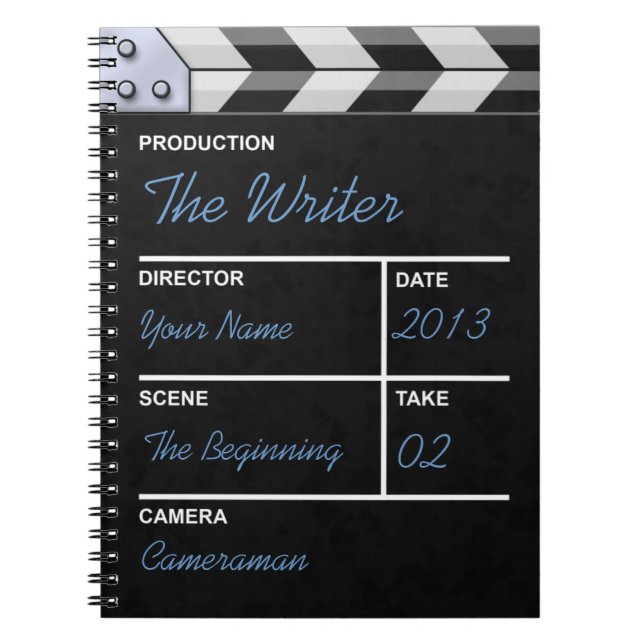 clapperboard cinema notebook (Front)