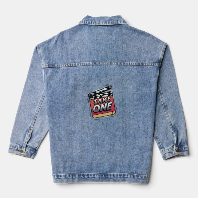 clapperboard denim jacket (Back)
