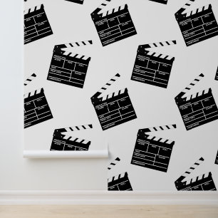 Clapperboard Movie Cinema Theatre Room Wallpaper