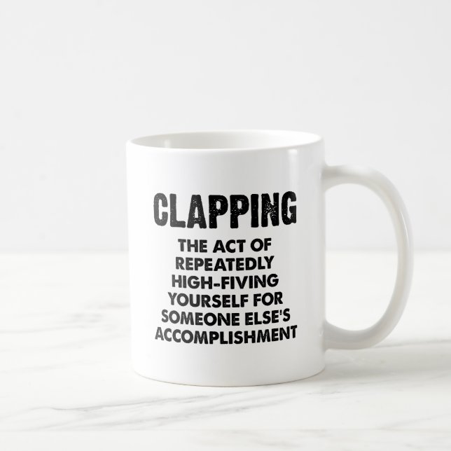 Clapping Funny Mug (Right)