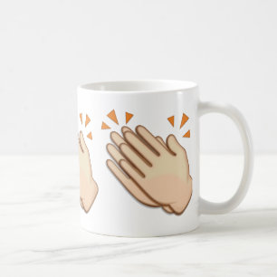 Clapping Hands Sign Emoji Coffee Mug