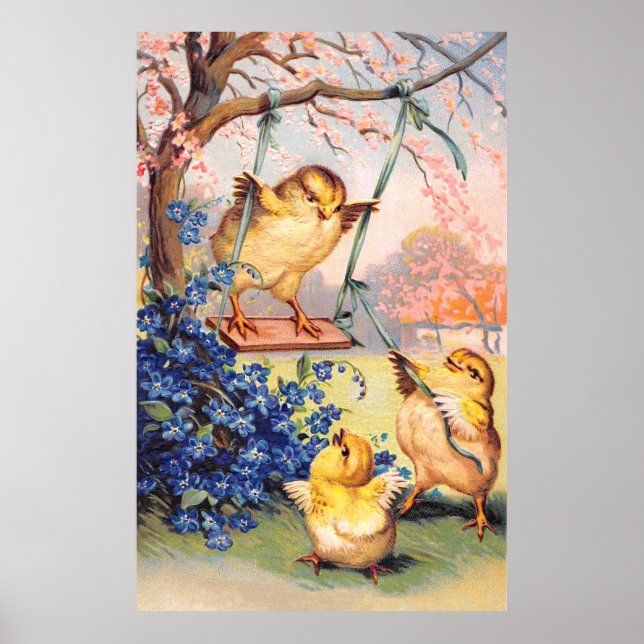 Clapsaddle: Swinging Biddy Poster (Front)