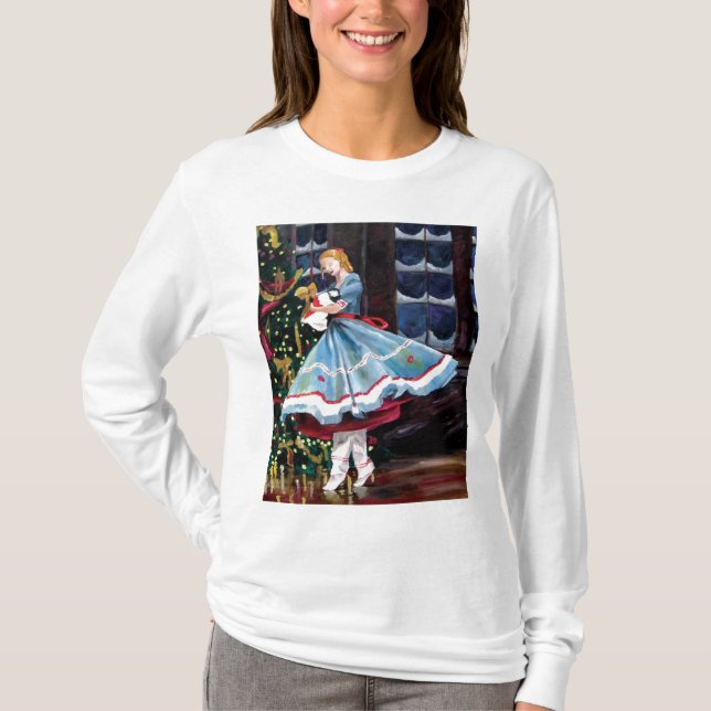 Clara and Her Nutcracker Long-Sleeved T-Shirt (Front)