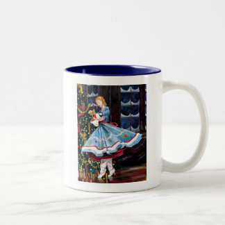 Clara and Her Nutcracker Two-Tone Coffee Mug