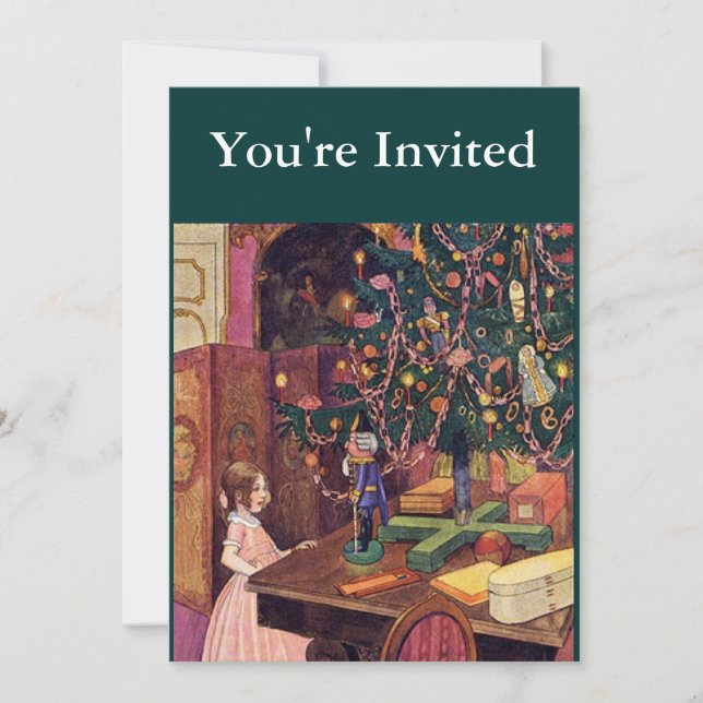 Clara and the Nutcracker Invitation (Front)