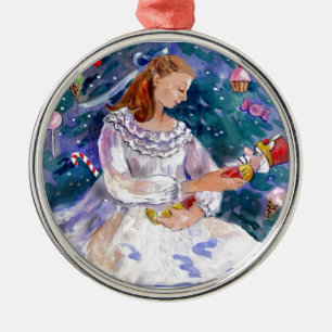 Clara and the Nutcracker Metal Tree Decoration