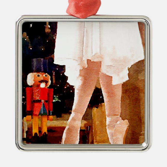 Clara and the Nutcracker Metal Tree Decoration (Front)