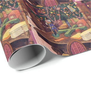 Clara and the Nutcracker Vintage Christmas  Wrapping Paper
