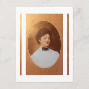 Clara "Claire" Sage Talla Johnson 1909 Postcard