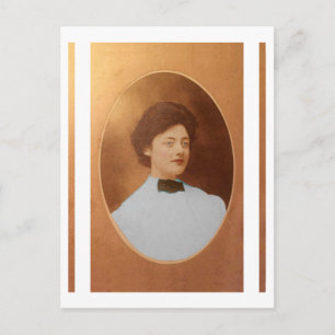 Clara "Claire" Sage Talla Johnson 1909 Postcard