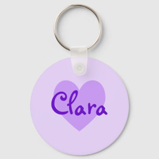 Clara in Purple Key Ring