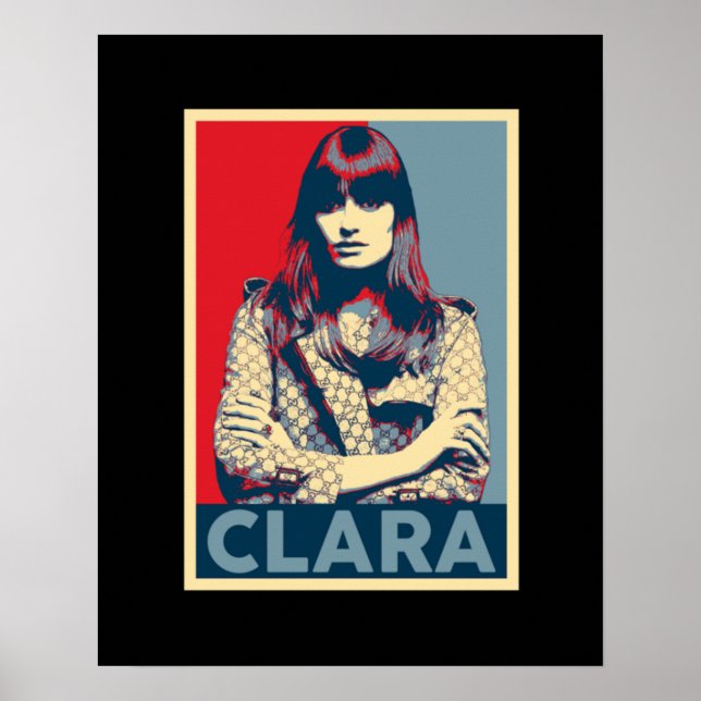 Clara Luciani Hop Portrait Poster (Front)