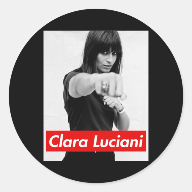 Clara Luciani - La grenade Classic Round Sticker (Front)