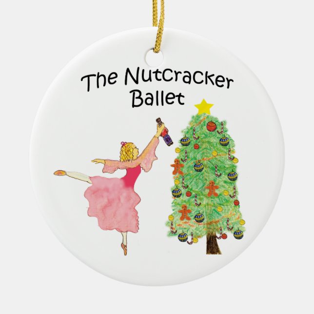 Clara_Nutcracker 2010 xmas Ceramic Tree Decoration (Front)
