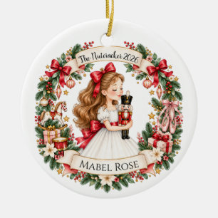 Clara Nutcracker Ornament Personalised Ballet