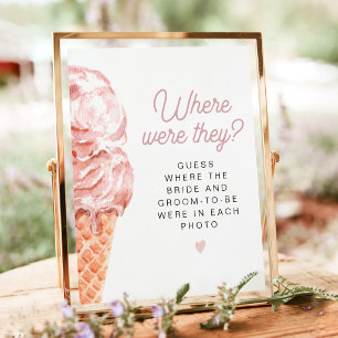 CLARA Scooped Up Bridal Shower Where Were They Poster