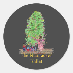 Clara & the Nutcracker Gifts Classic Round Sticker