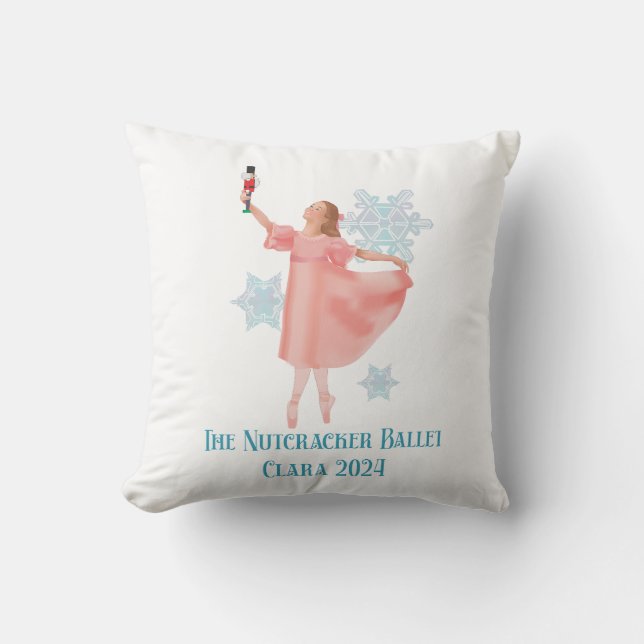 Clara with Nutcracker 2024 Cushion (Front)