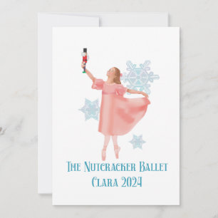 Clara with Nutcracker 2024 Invitation