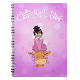 ClaraBelle Blue Spiral Notebook