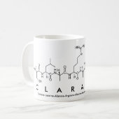 Clarance peptide name mug (Front Left)
