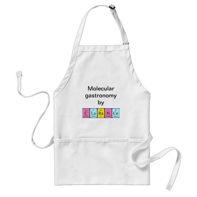 Clarance periodic table name apron (Front)