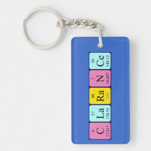 Clarance periodic table name keyring