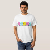 Clarance periodic table name shirt (Front Full)