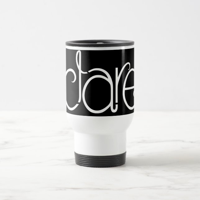 Clare white Travel Mug (Center)