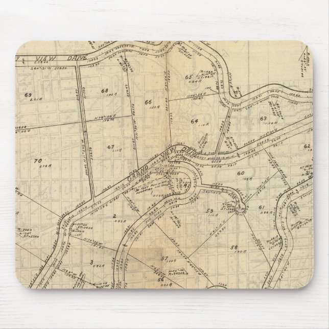 Claremont Heights Mouse Mat (Front)