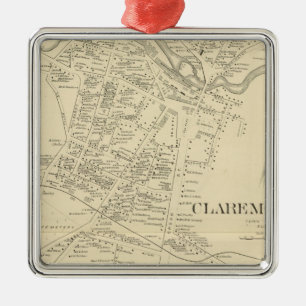 Claremont PO Metal Tree Decoration