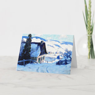 Clarence Gagnon - Farm Greeting Card