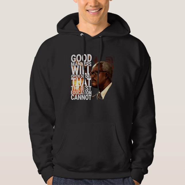 Clarence Thomas Created Equal Quotes Justice Hoodie (Front)