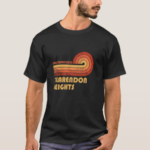 Clarendon Heights San Francisco California Retro V T-Shirt