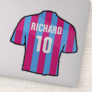 Claret & Blue Football Shirt to Personalise.