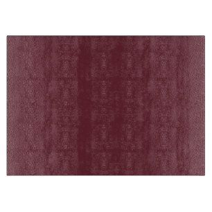 Claret Wine Dark Red Solid Trend Colour Background Cutting Board