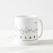 Clarin peptide name mug (Front Right)